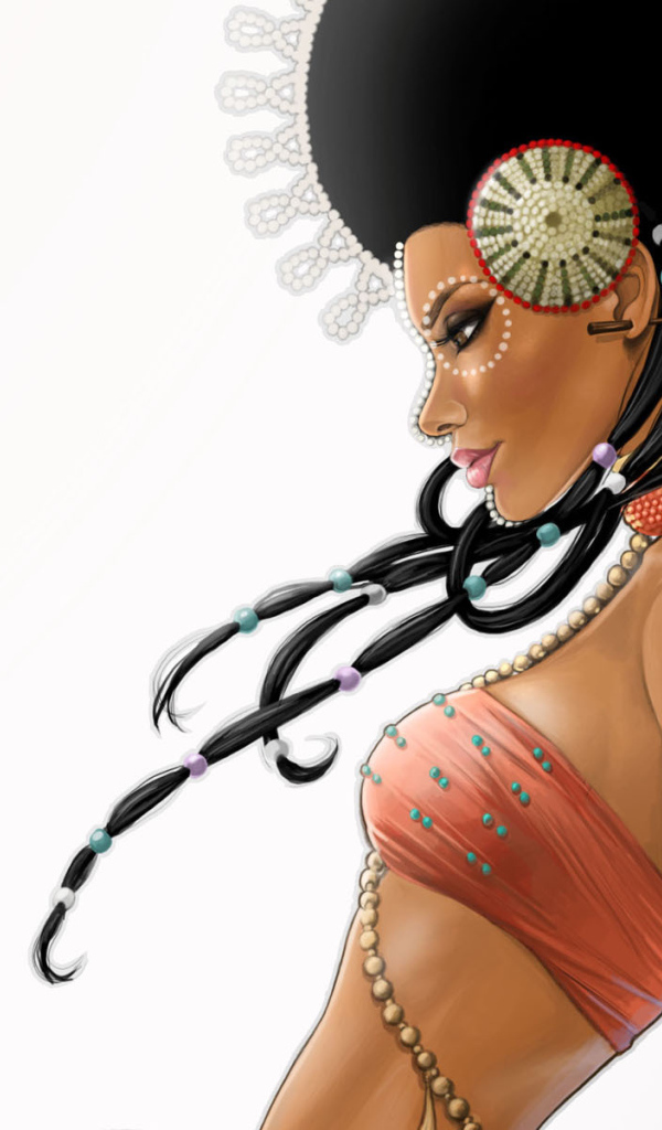 Африканская красотка