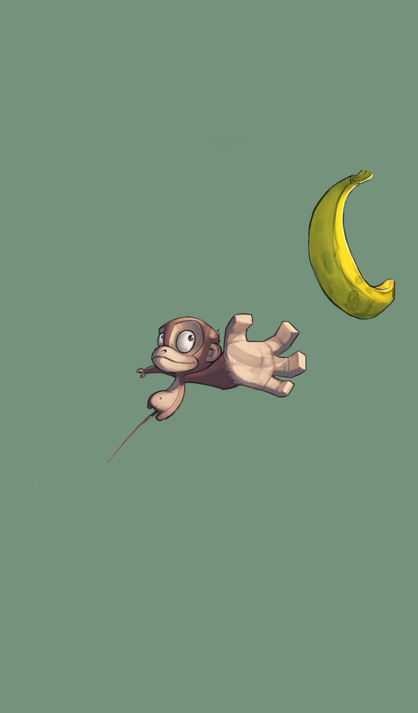 Обезьянка и банан