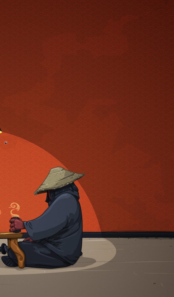 Чайная церемония с обезьяной