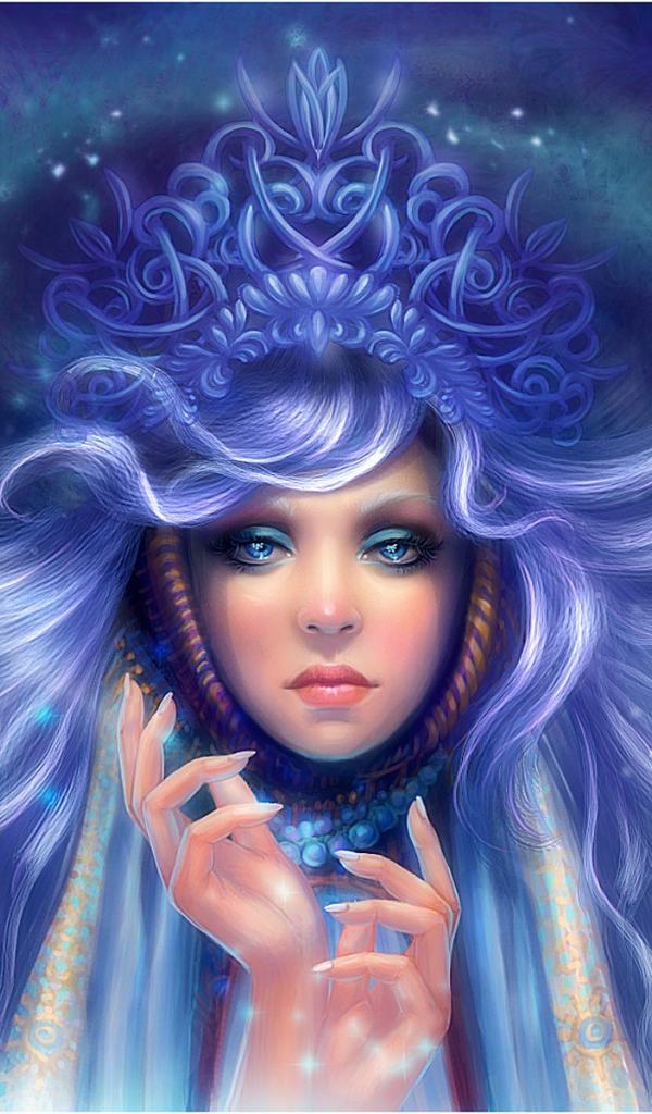 Девушка зима