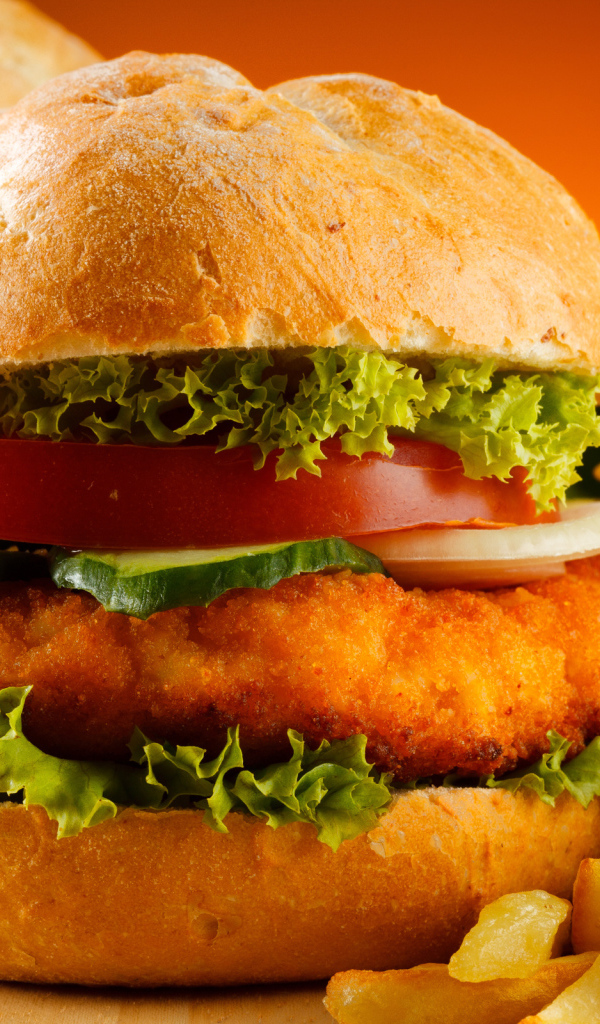 Аппетитный гамбургер