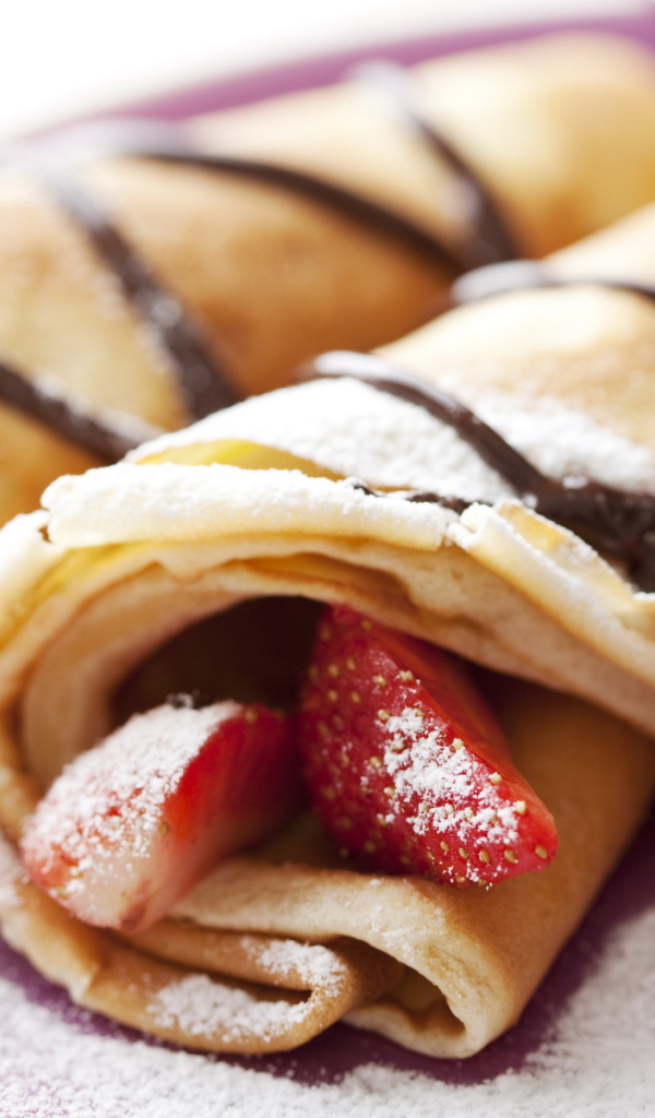 Блинчики с ягодами