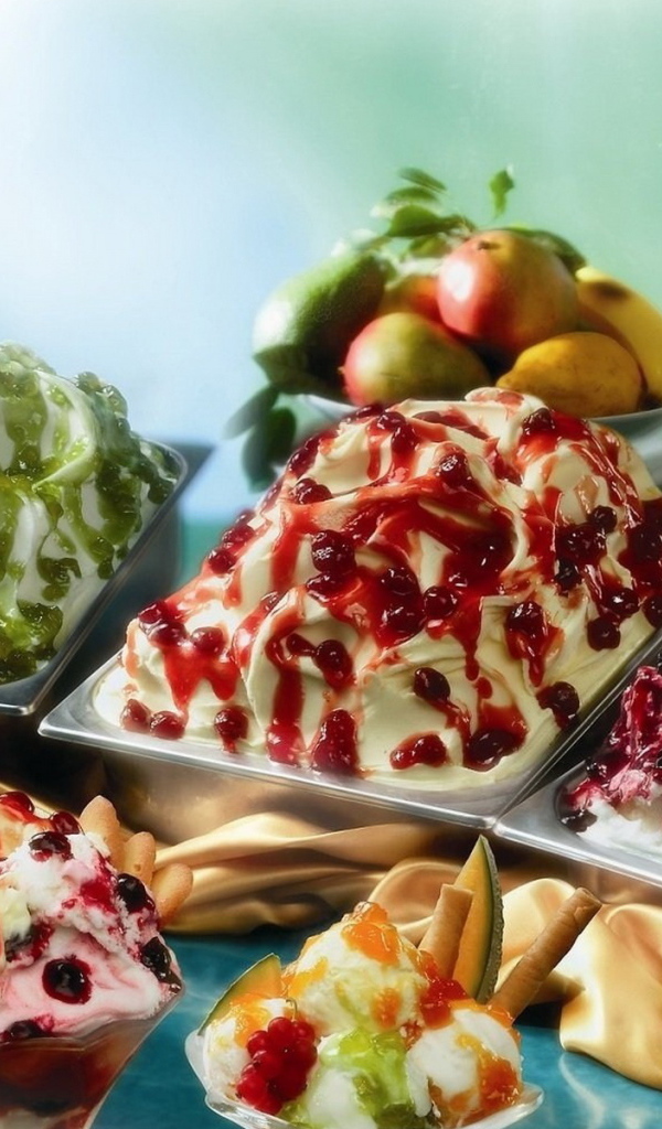 Фруктовое мороженое