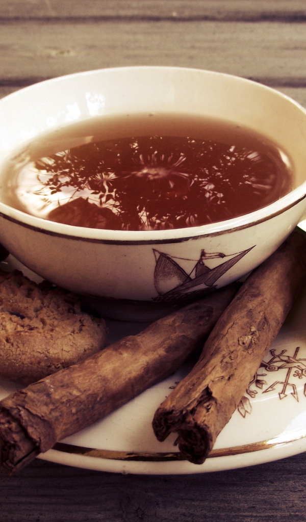 Чай с корицей