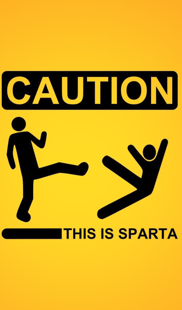 Caution this is Sparta
