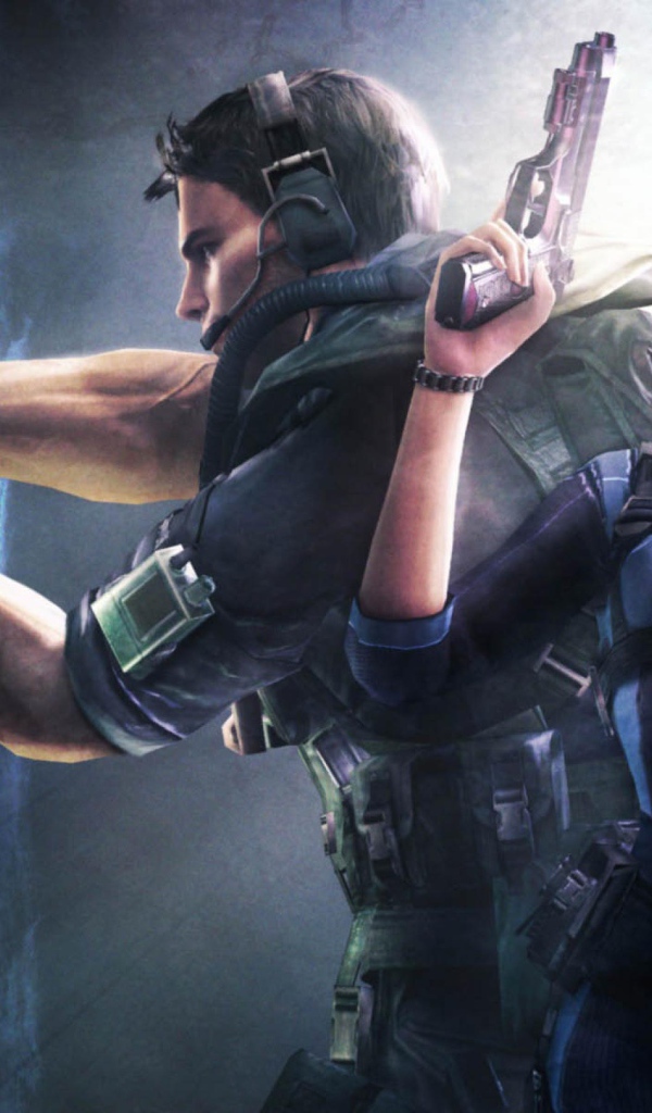 Герои Jill и Chris из Resident Evil Revelations  