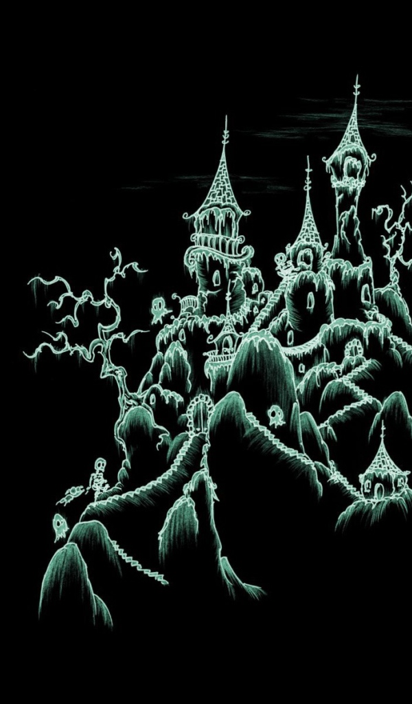 Замок на хэллоуин