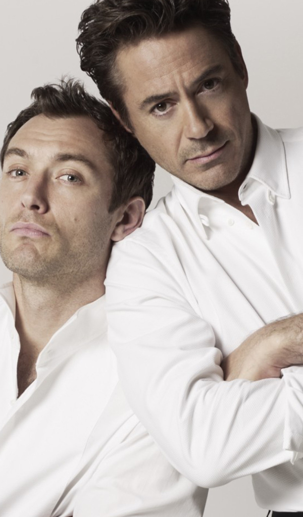 Роберт Дауни-Младший и Джуд Лоу (Robert Downey JR and Jude Law)