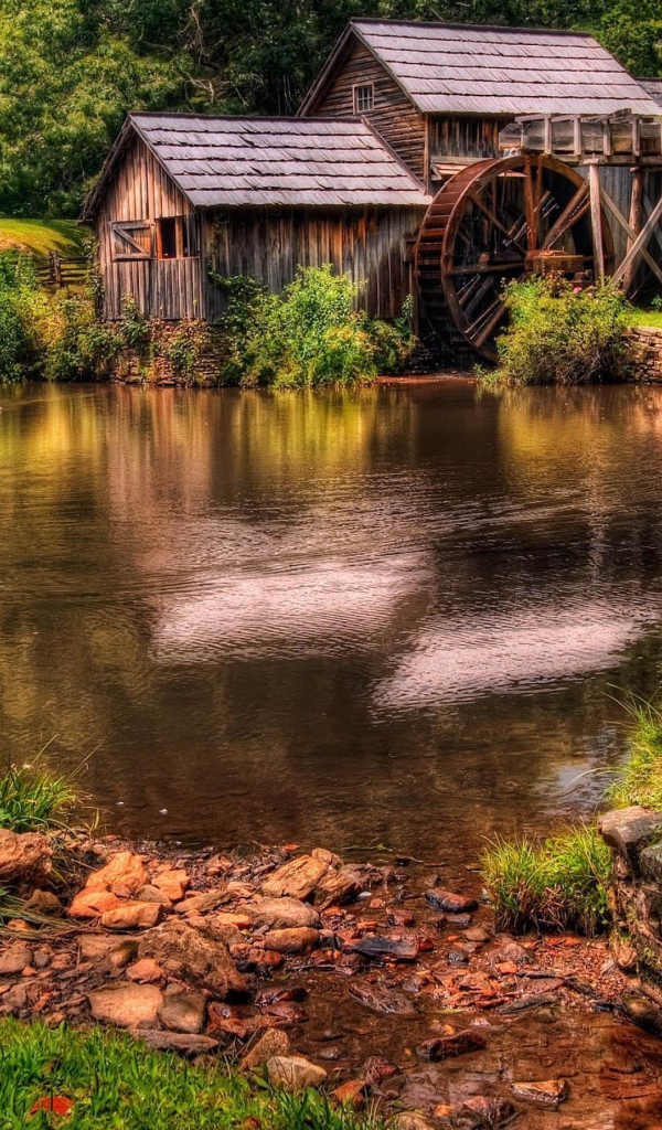 Mill by the river