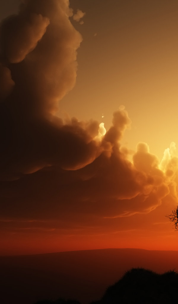 Закат и облака