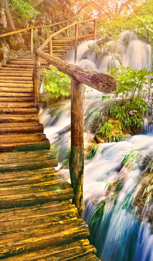 Деревянный мостик