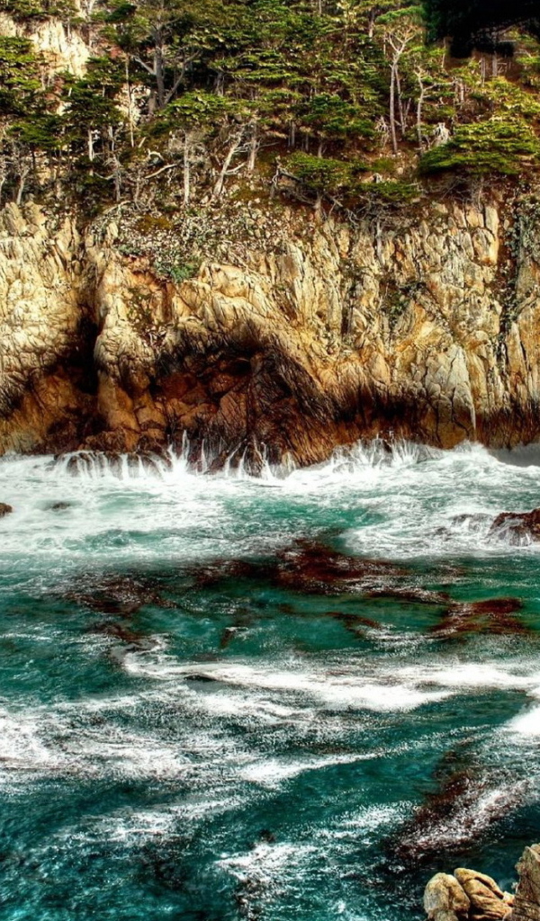 Скалы на берегу