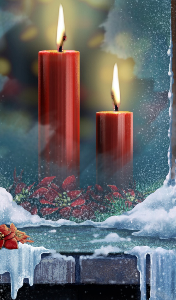 Свечи у окна