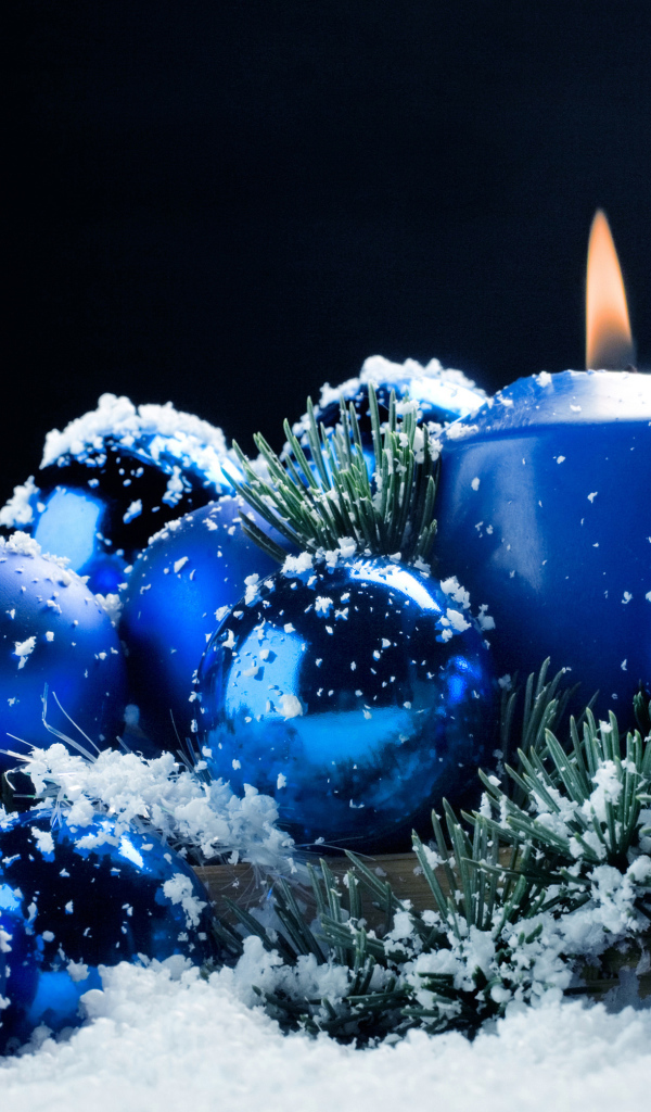 Новогодняя свеча