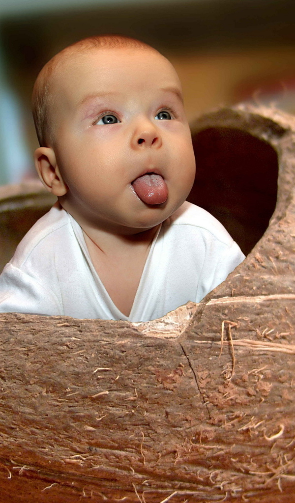 Малыш в кокосе