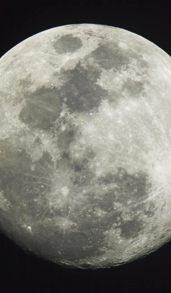 Полная Луна с Земли