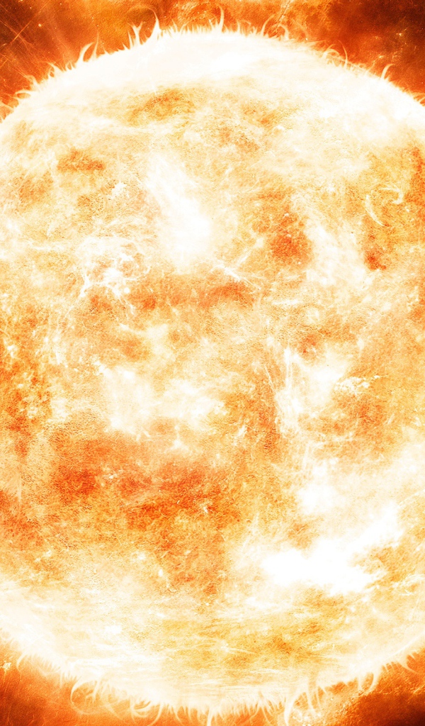 Горящее солнце