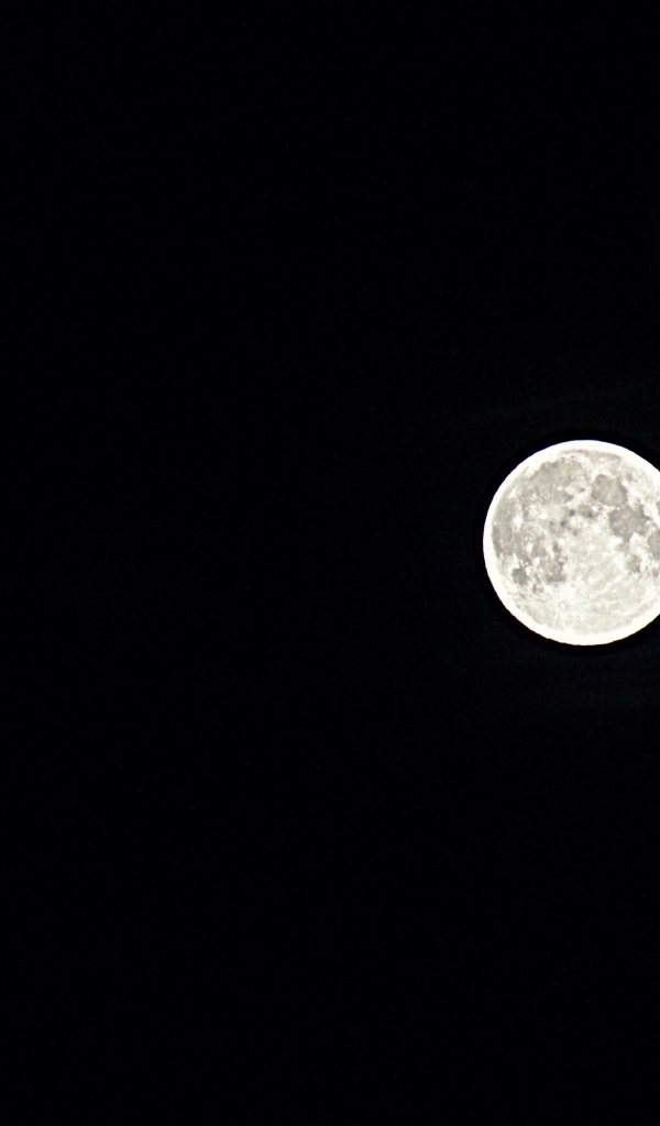 Луна в ночном небе