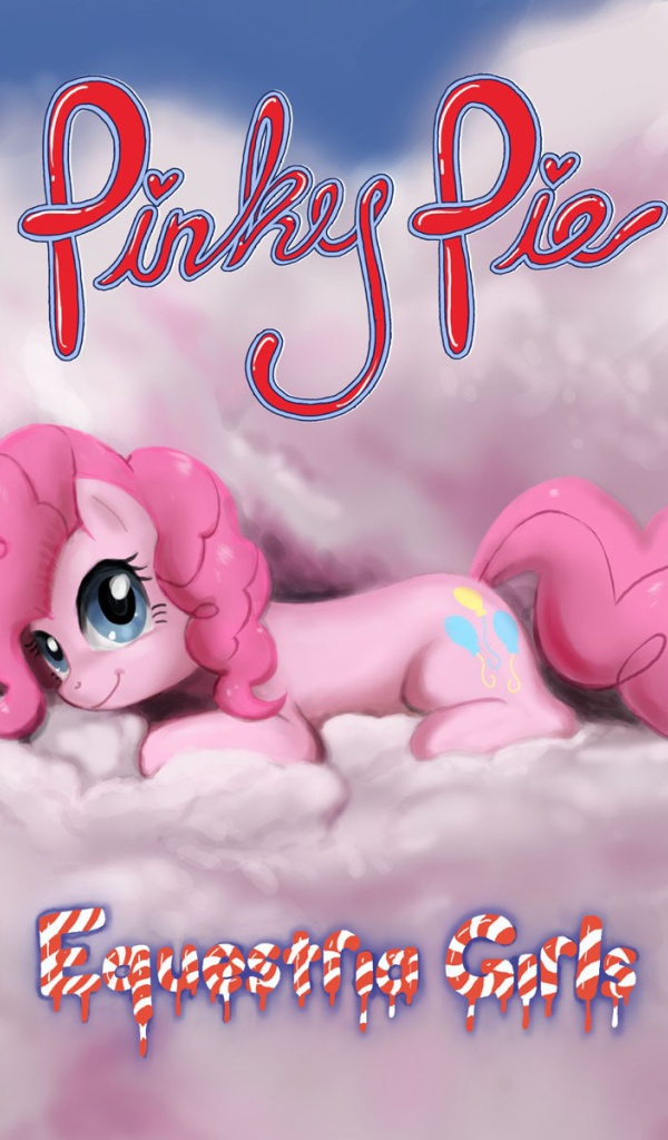 Розовая маленькая лошадка