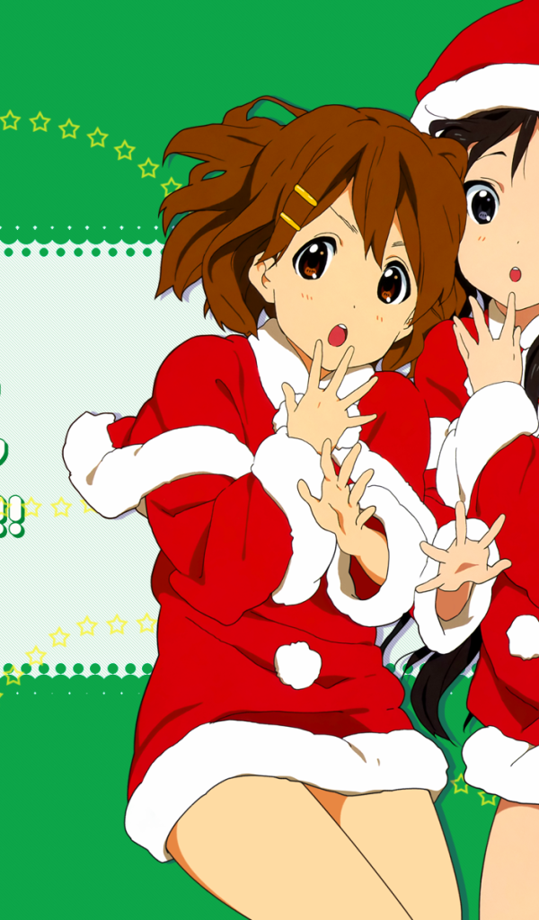 Девочки в наряде Санта клауса