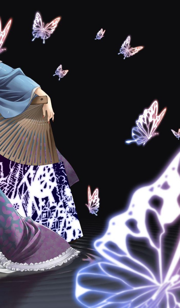 Девушка в японской одежде