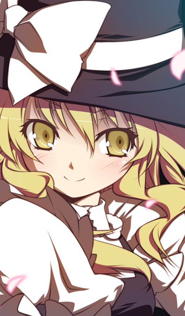 Девочка в большой шляпе