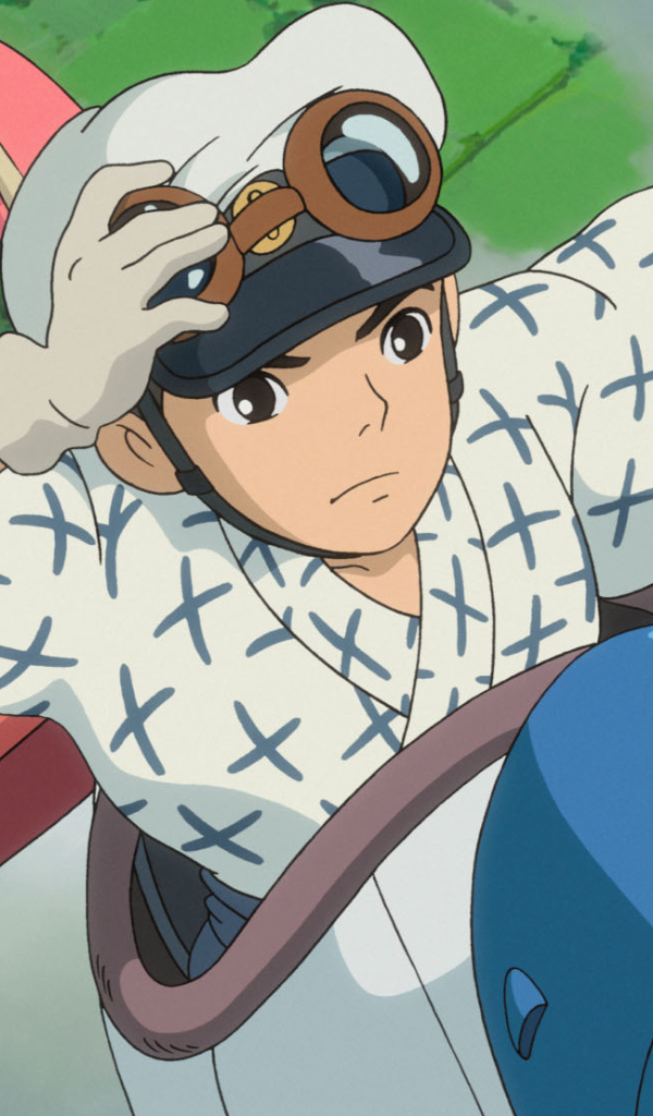 Аниме мультфильм Миядзаки, мальчик пилот