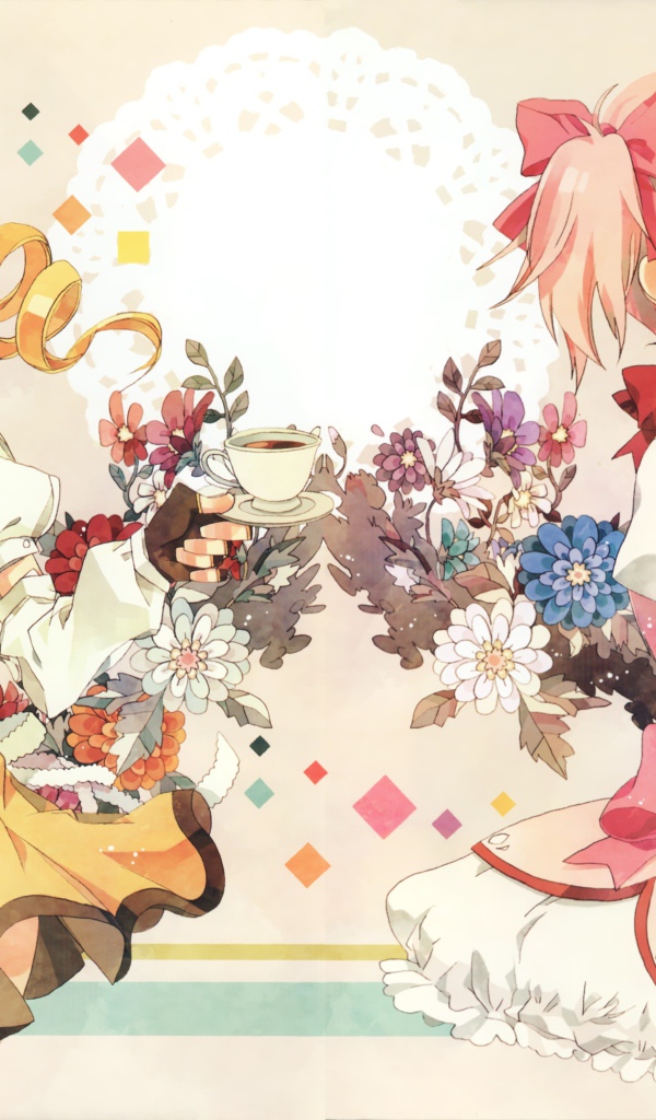 Подружки с цветами