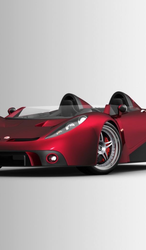 Красный супер автомобиль