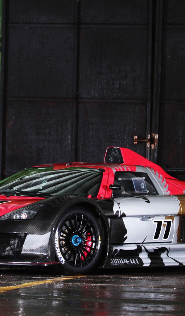 Автомобиль у гаража