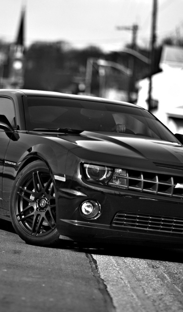 Черный Шевроле Кэймаро SS