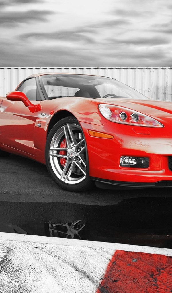 Шевроле Корвет Z06 красный