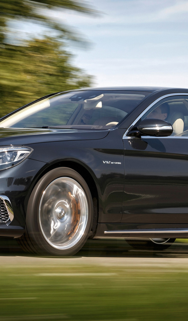 Черный Mercedes-Benz S65 AMG
