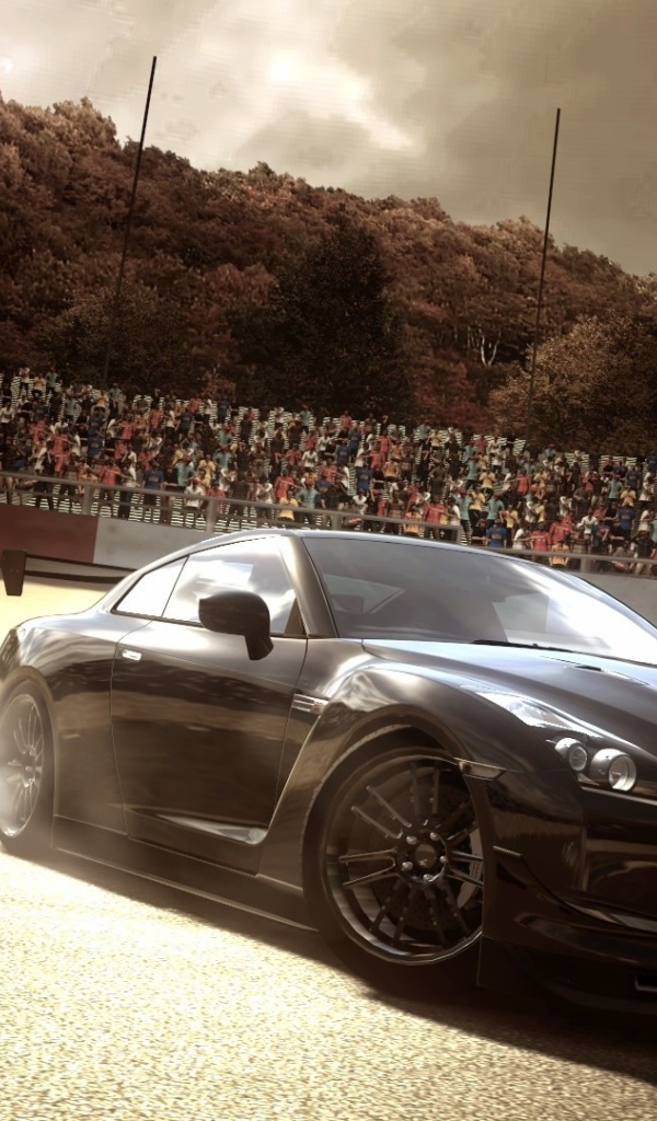 Черный Ниссан из видео игры