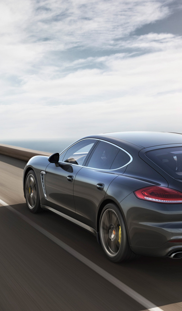  Porsche Panamera Turbo S 2014 с зади
