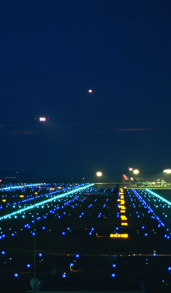 Посадочные огни аэропорта