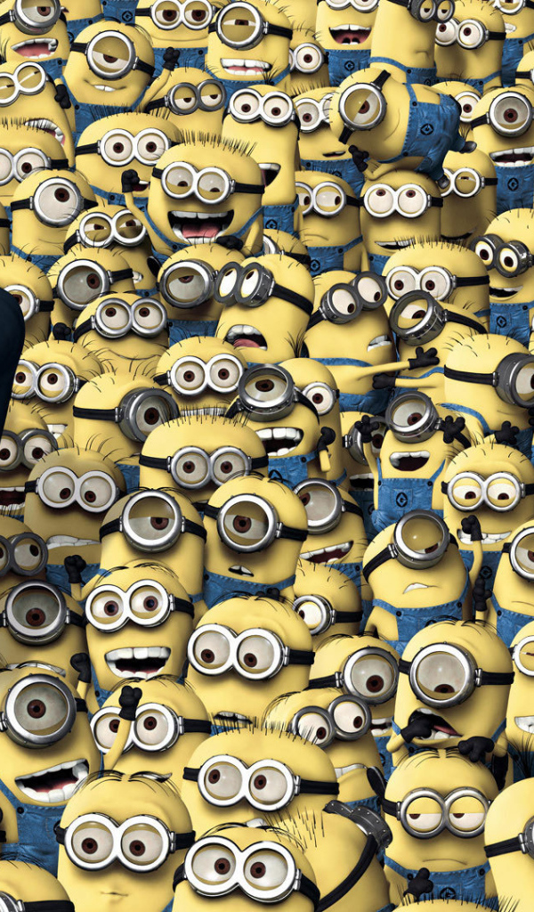 Много миньонов из Мультфильма Миньоны