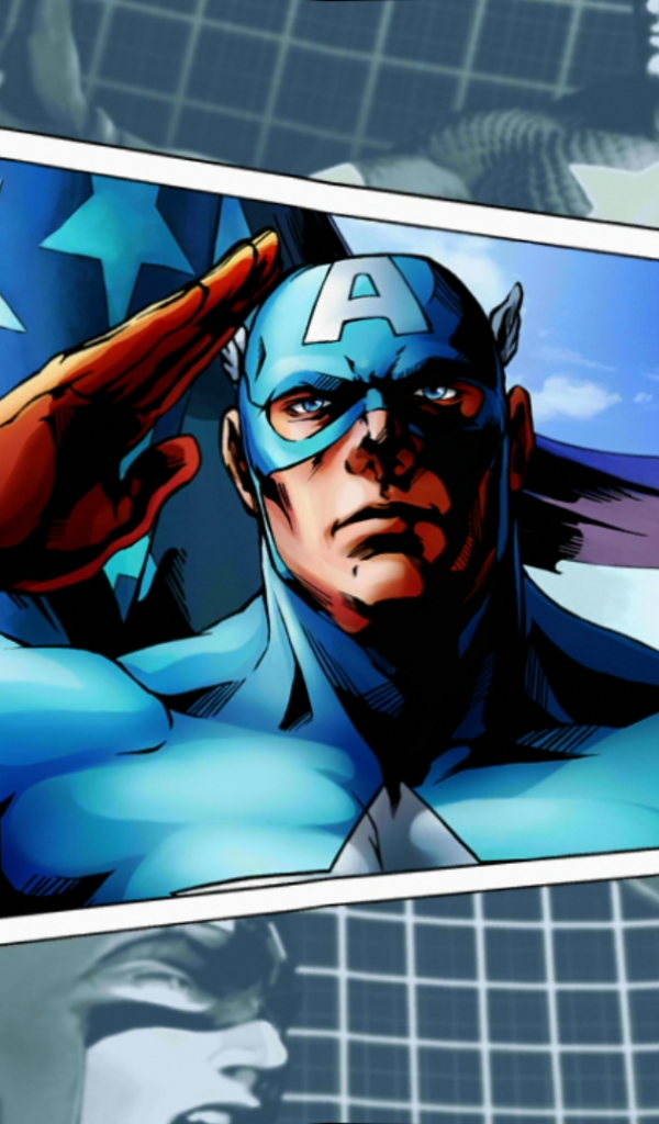 Капитан Америка Приветствует вас