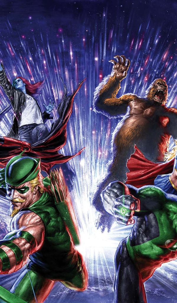 Лига Справедливости и злодеи