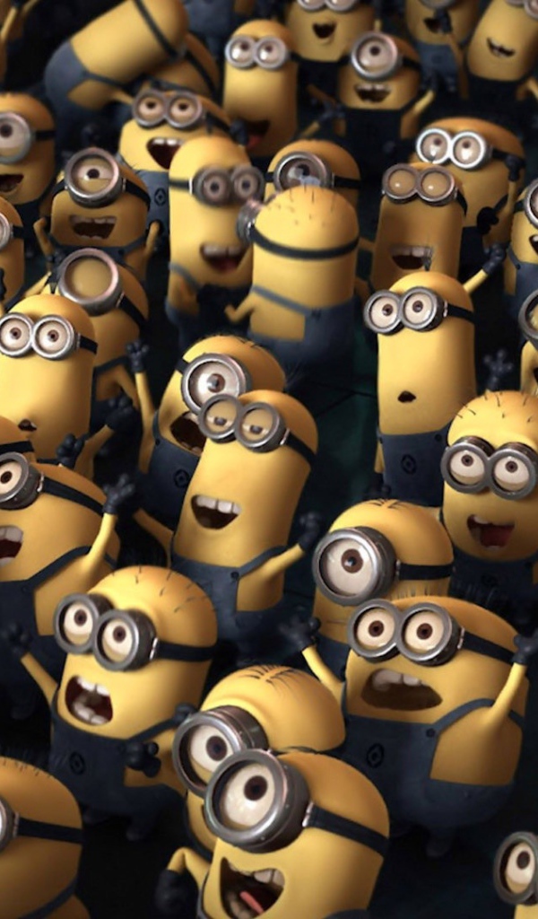 Миньоны огромная толпа