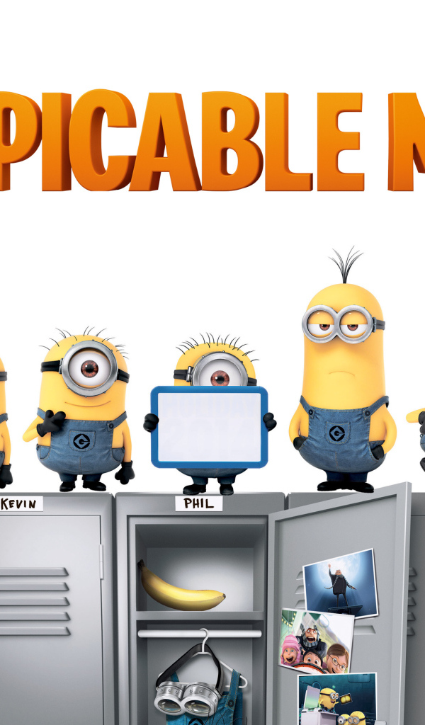 Миньоны Гадкий я 2 миньоны на шкафчиках