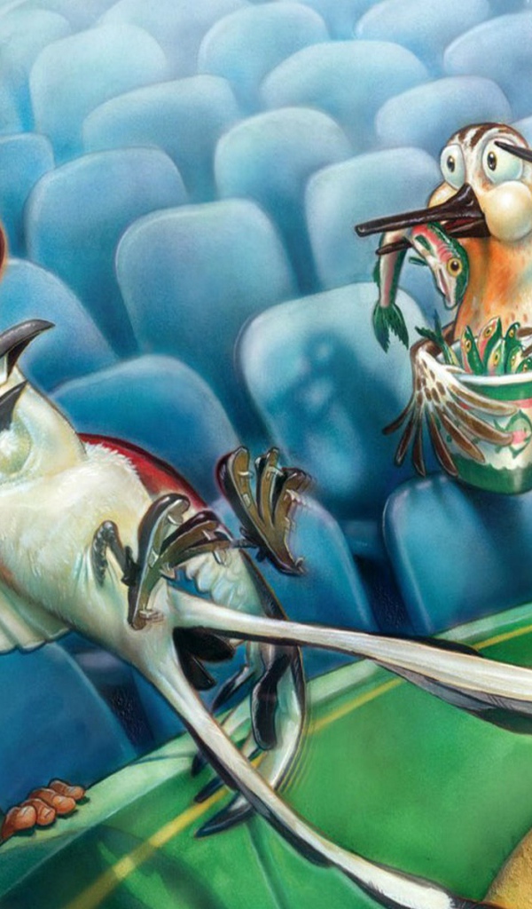 Птица поймала муху