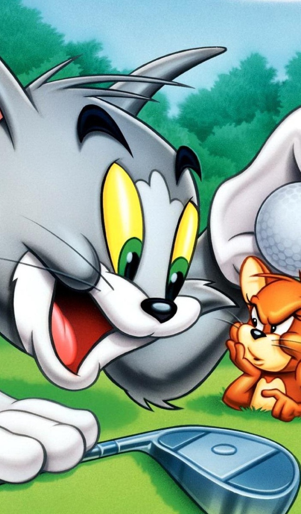 Том и Джерри играет в гольф