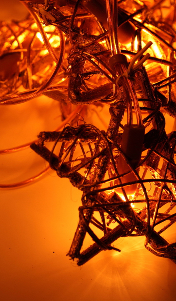 Рождественская красивая гирлянда