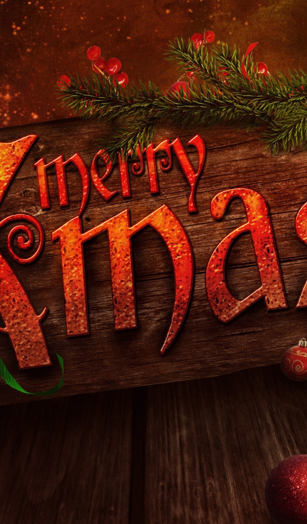 Красивая картинка с пожеланием на рождество