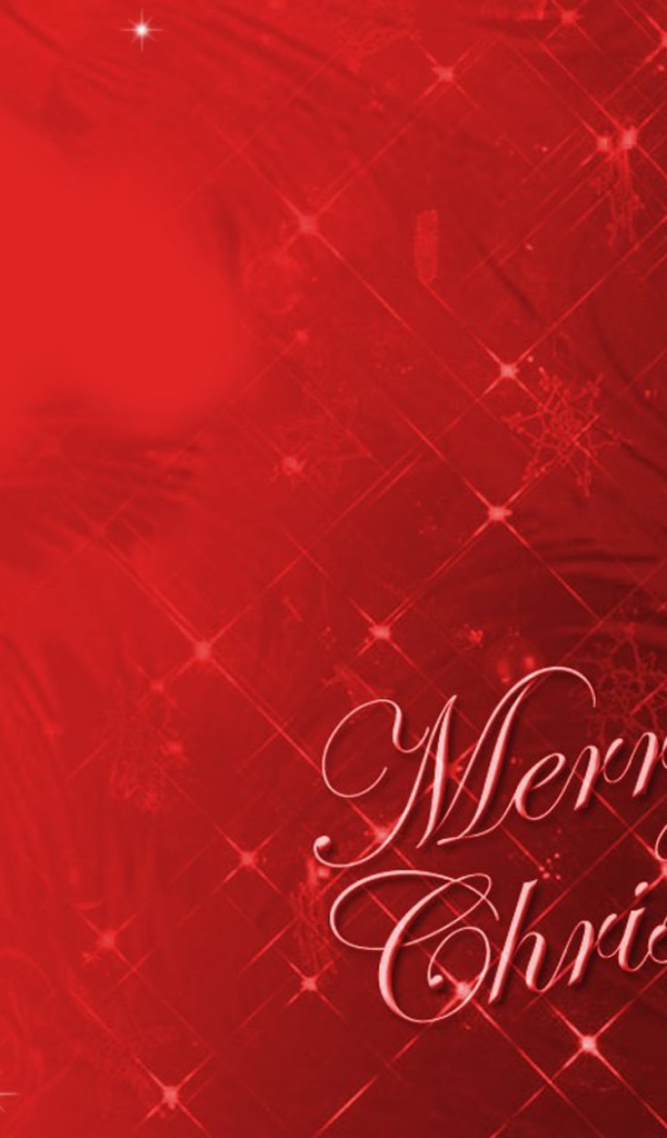 Красная картинка с пожеланием на рождество
