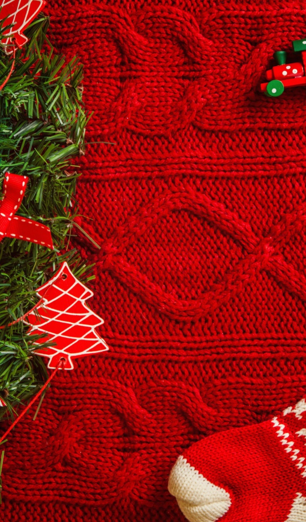 Носочки и украшение на рождество