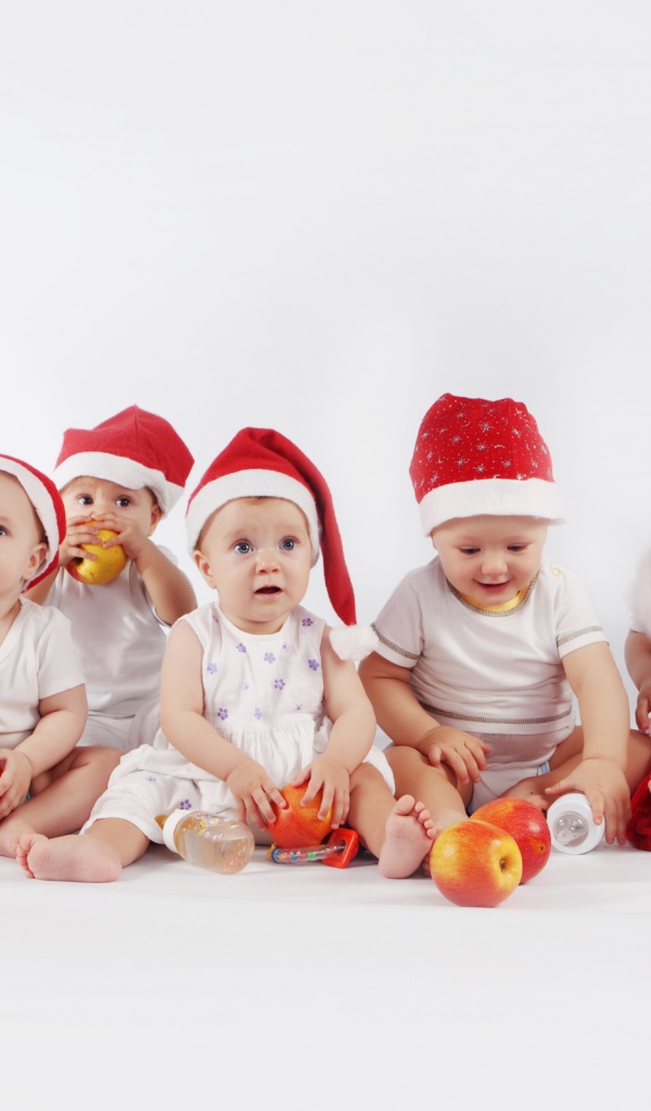 Юные Деды Морозы на рождество