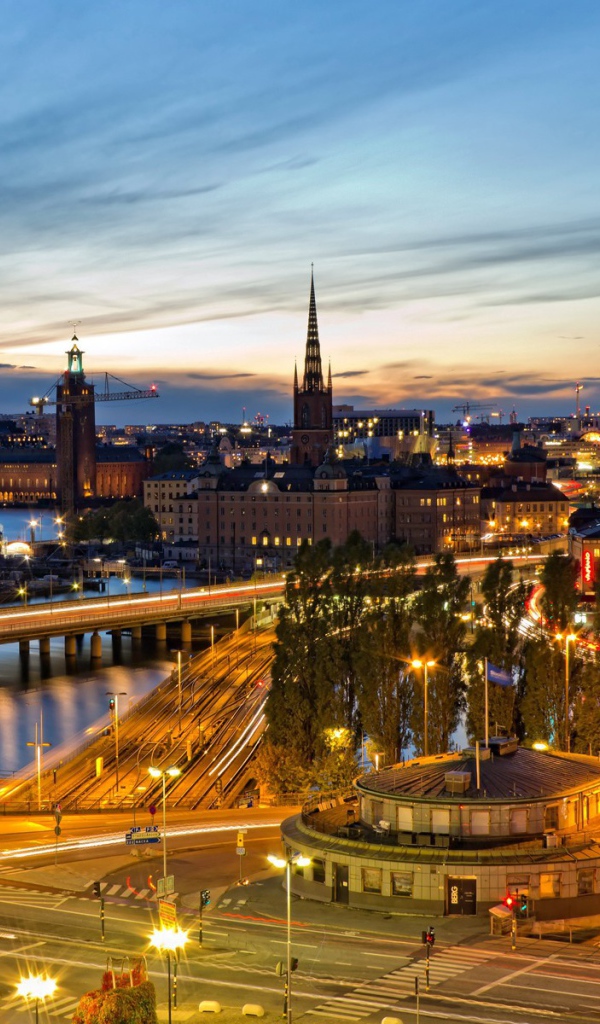 Стокгольм на закате