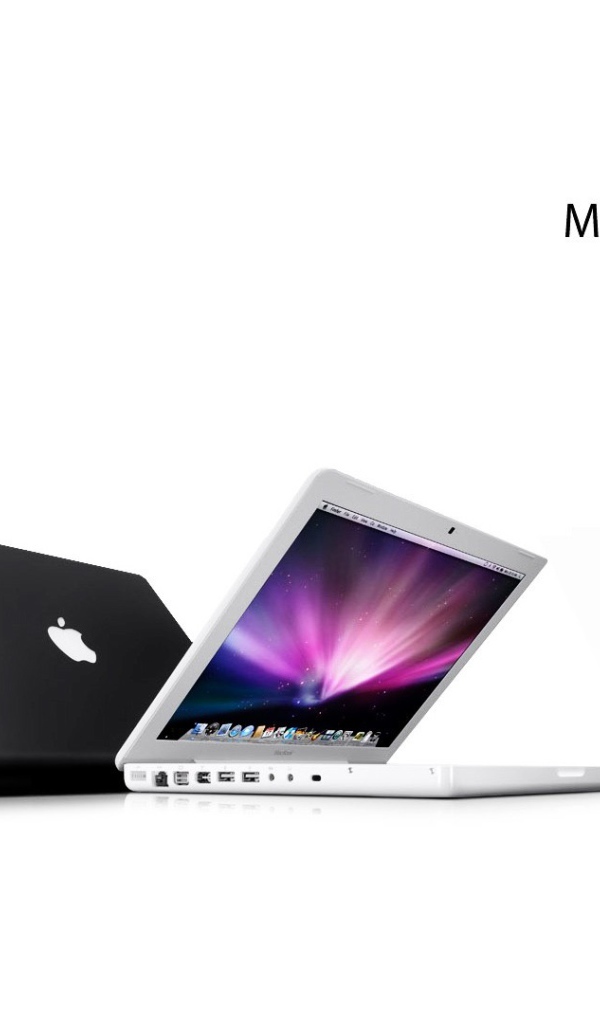 Macbook белый и черный